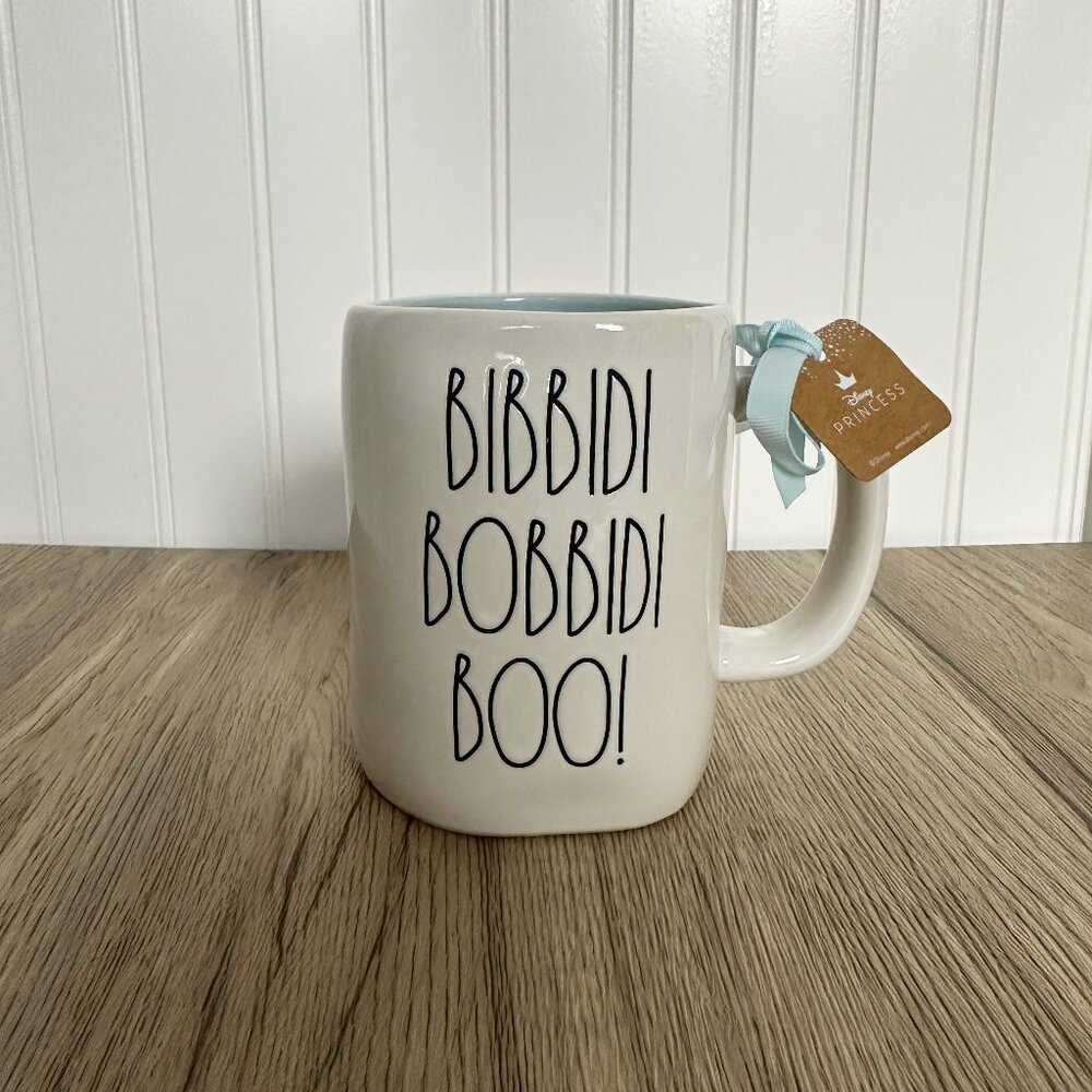 NWT Disney Collection Rae Dunn Cinderella Mug Biddidi Bobbidi Boo